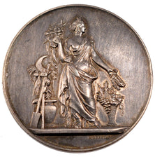 France, Medal, French Third Republic, Flora, Pingret, AU(55-58), Silver