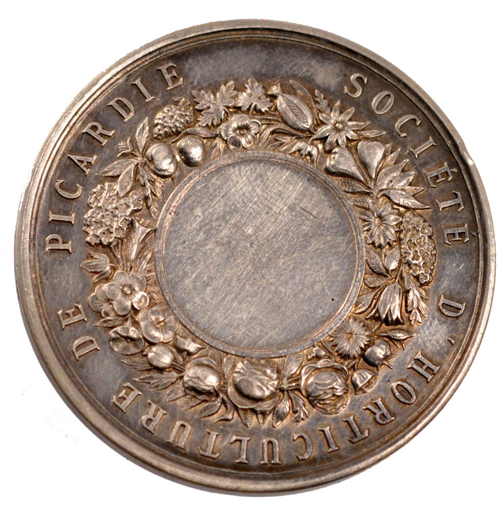 France, Medal, French Third Republic, Flora, Pingret, AU(55-58), Silver