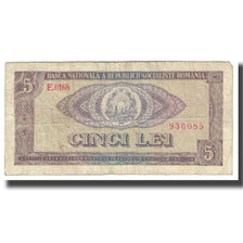 Nota, Roménia, 5 Lei, KM:93a, VF(20-25)