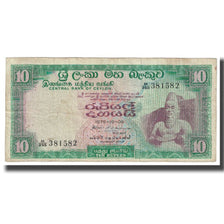 Banknote, Ceylon, 10 Rupees, 1975, 1975-10-06, KM:74a, VF(20-25)