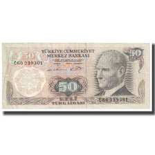 Banknote, Turkey, 50 Lira, 1970, KM:188, EF(40-45)
