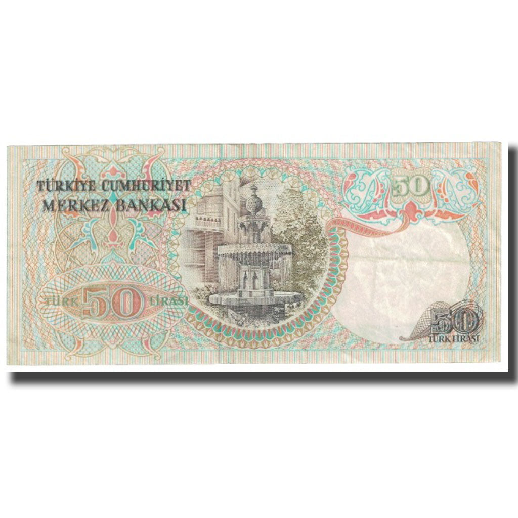 Banknote, Turkey, 50 Lira, 1970, KM:188, EF(40-45)