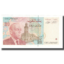 Banconote, Marocco, 20 Dirhams, KM:67b, FDS