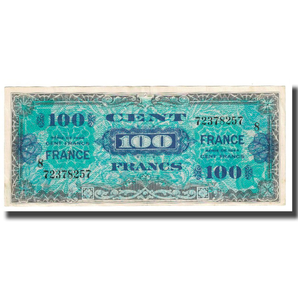 Francia, 100 Francs, 1944, MBC, Fayette:20.1, KM:118a