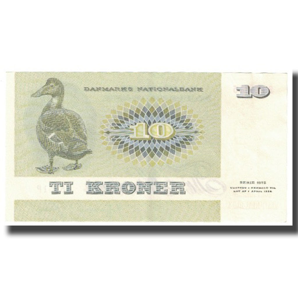 Banknote, Denmark, 10 Kroner, 1972, KM:48a, AU(55-58)