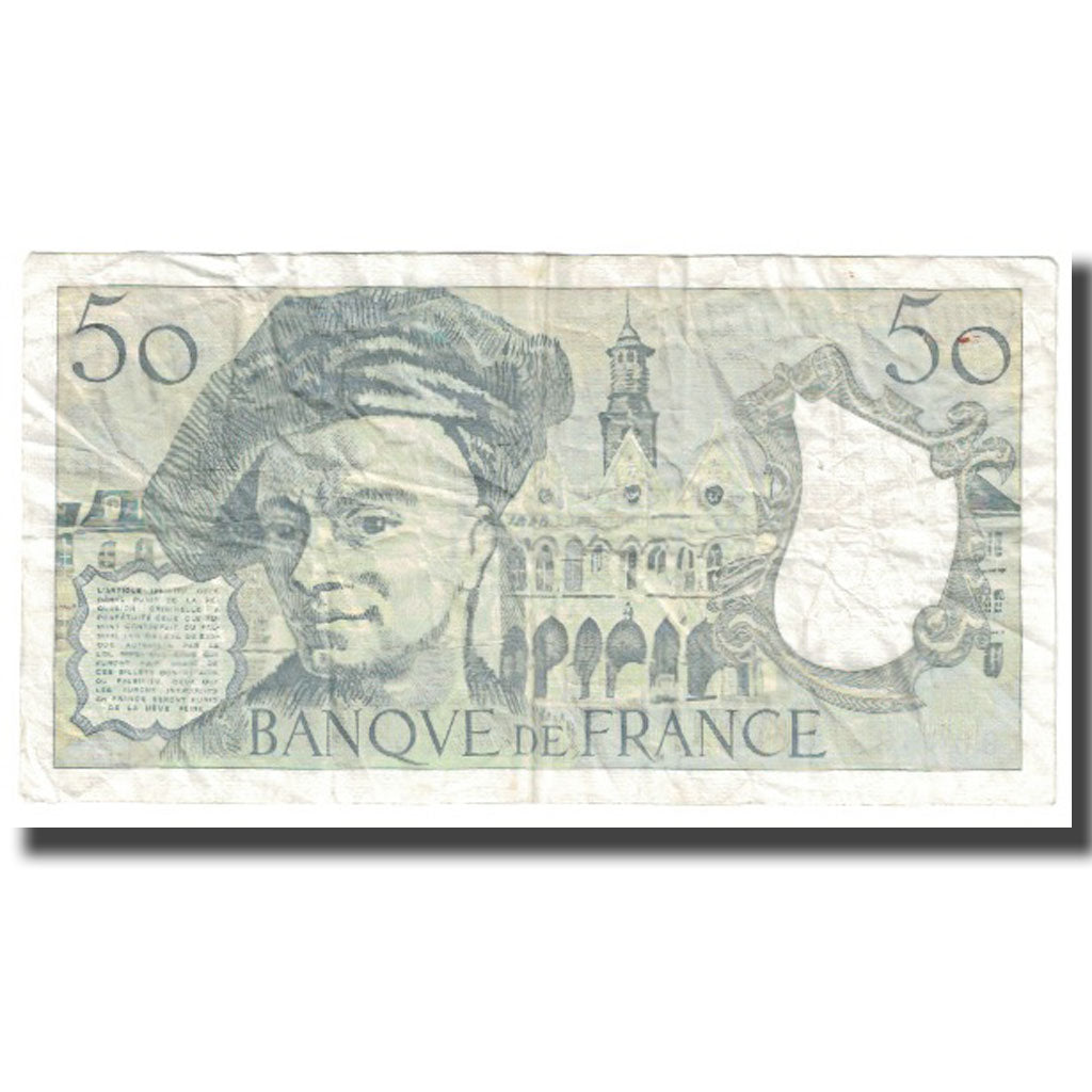 Frankreich, 50 Francs, Quentin de La Tour, 1989, S, Fayette:67.15, KM:152d