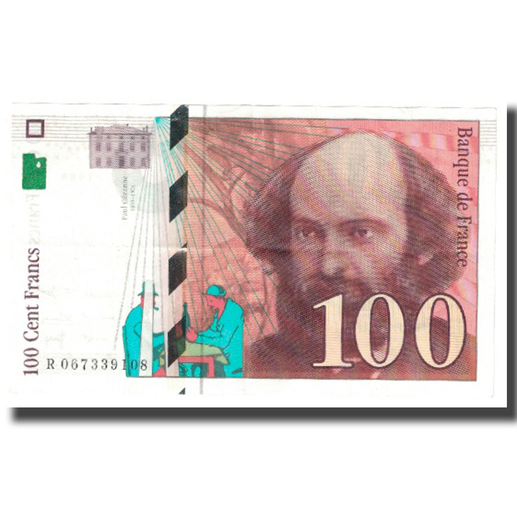 France, 100 Francs, Cézanne, 1998, SPL, Fayette:74.2, KM:158a