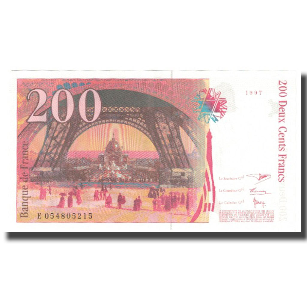 France, 200 Francs, Eiffel, 1997, UNC(65-70), Fayette:75.4b, KM:159b