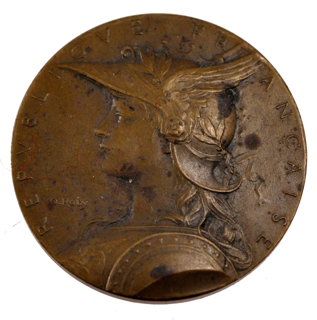 Francia, Medal, French Third Republic, Politics, Society, War, Roty, BB, Rame...