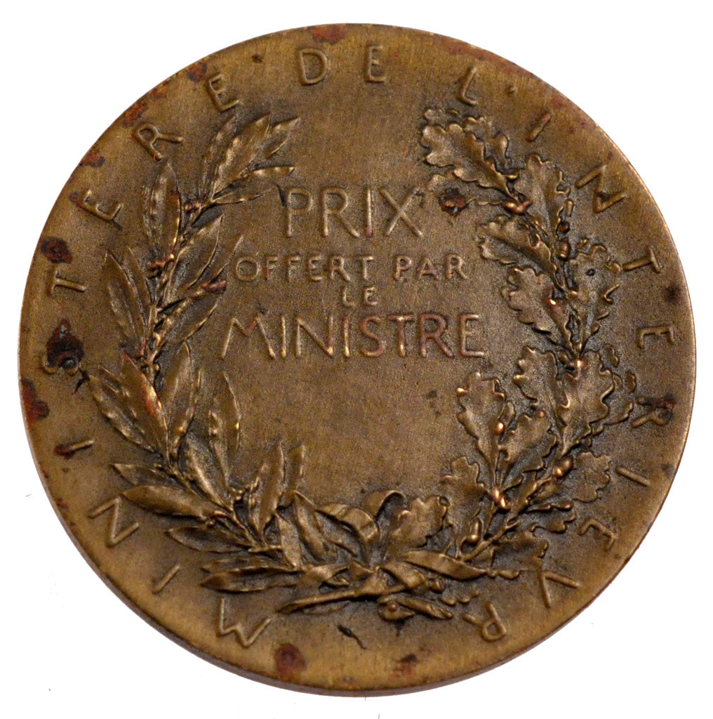Francia, Medal, French Third Republic, Politics, Society, War, Roty, BB, Rame...