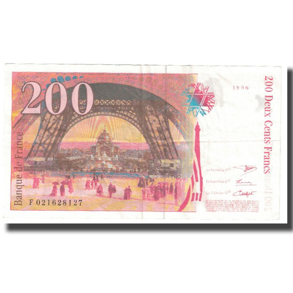 France, 200 Francs, Eiffel, 1996, UNC(63), Fayette:75.2, KM:159b