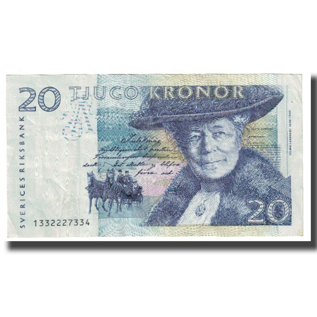 Banconote, Svezia, 20 Kronor, KM:61b, MB