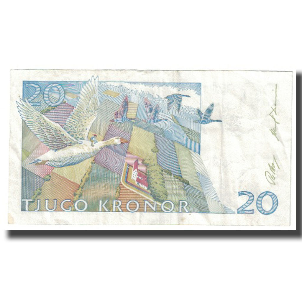 Banconote, Svezia, 20 Kronor, KM:61b, MB