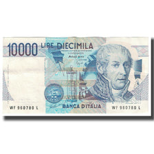 Banknot, Włochy, 10,000 Lire, 1994, KM:112c, UNC(63)