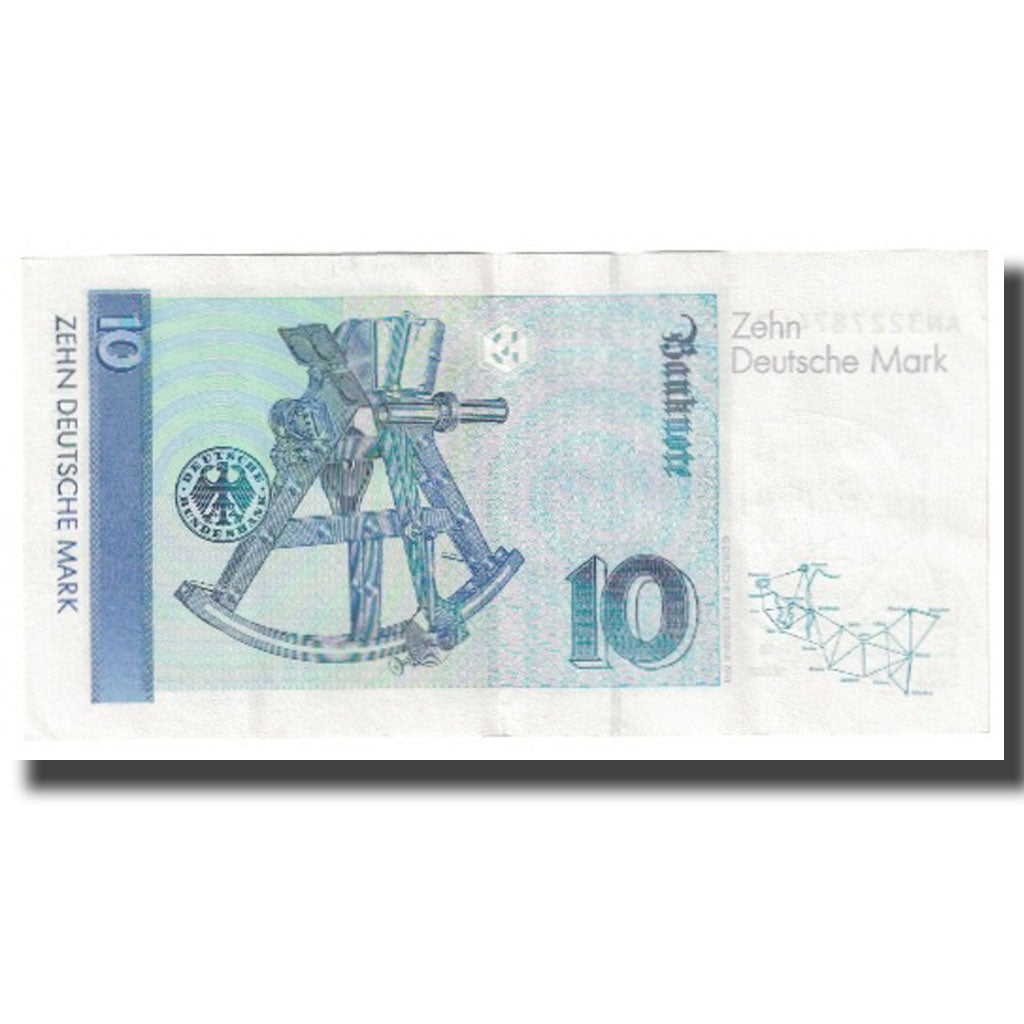 Banknote, GERMANY - FEDERAL REPUBLIC, 10 Deutsche Mark, 1989, 1989-01-02