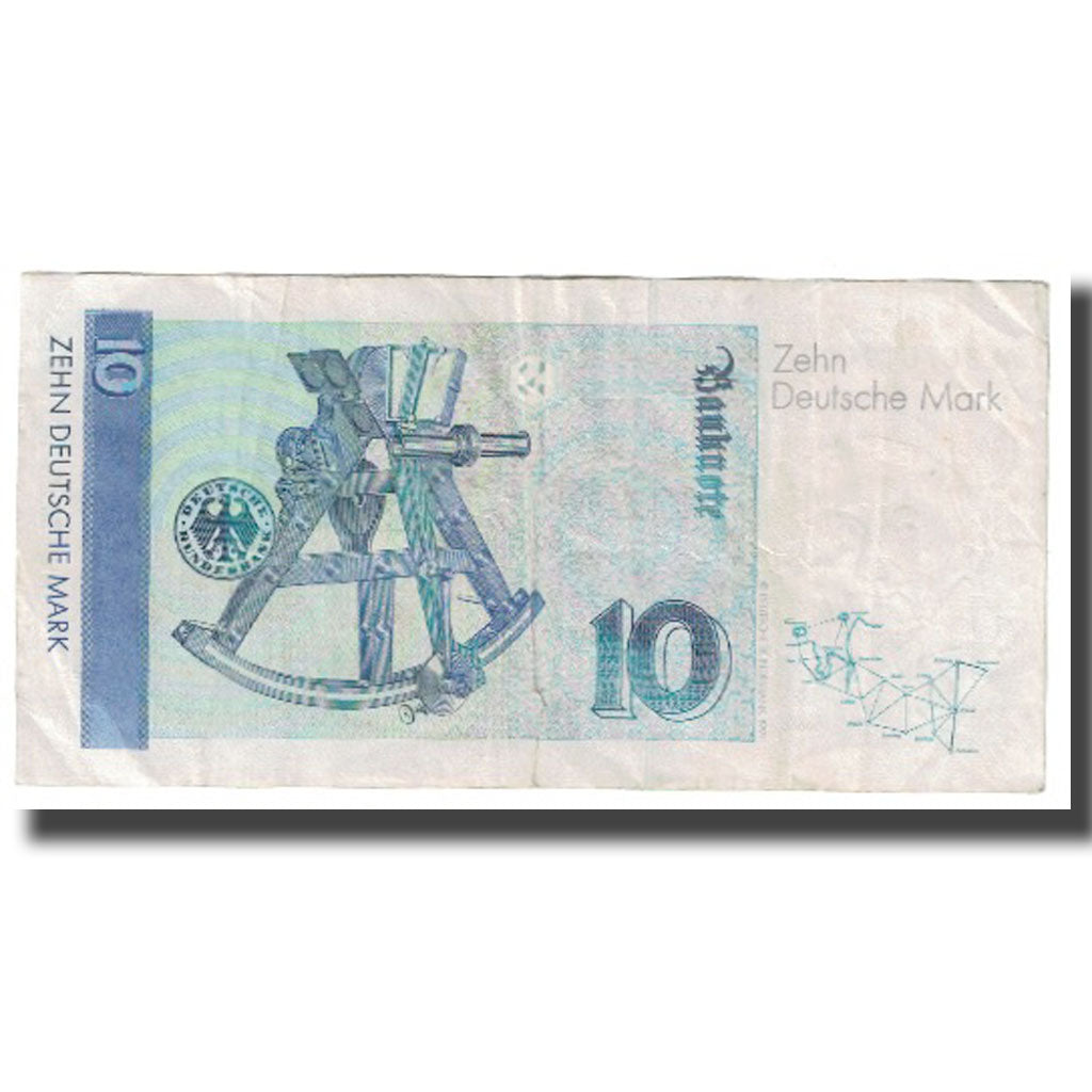 Banknote, GERMANY - FEDERAL REPUBLIC, 10 Deutsche Mark, 1989, 1989-01-02