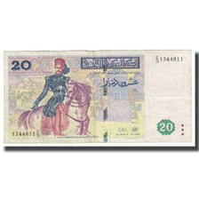 Geldschein, Tunesien, 20 Dinars, 1992, 1992-11-07, KM:88, S