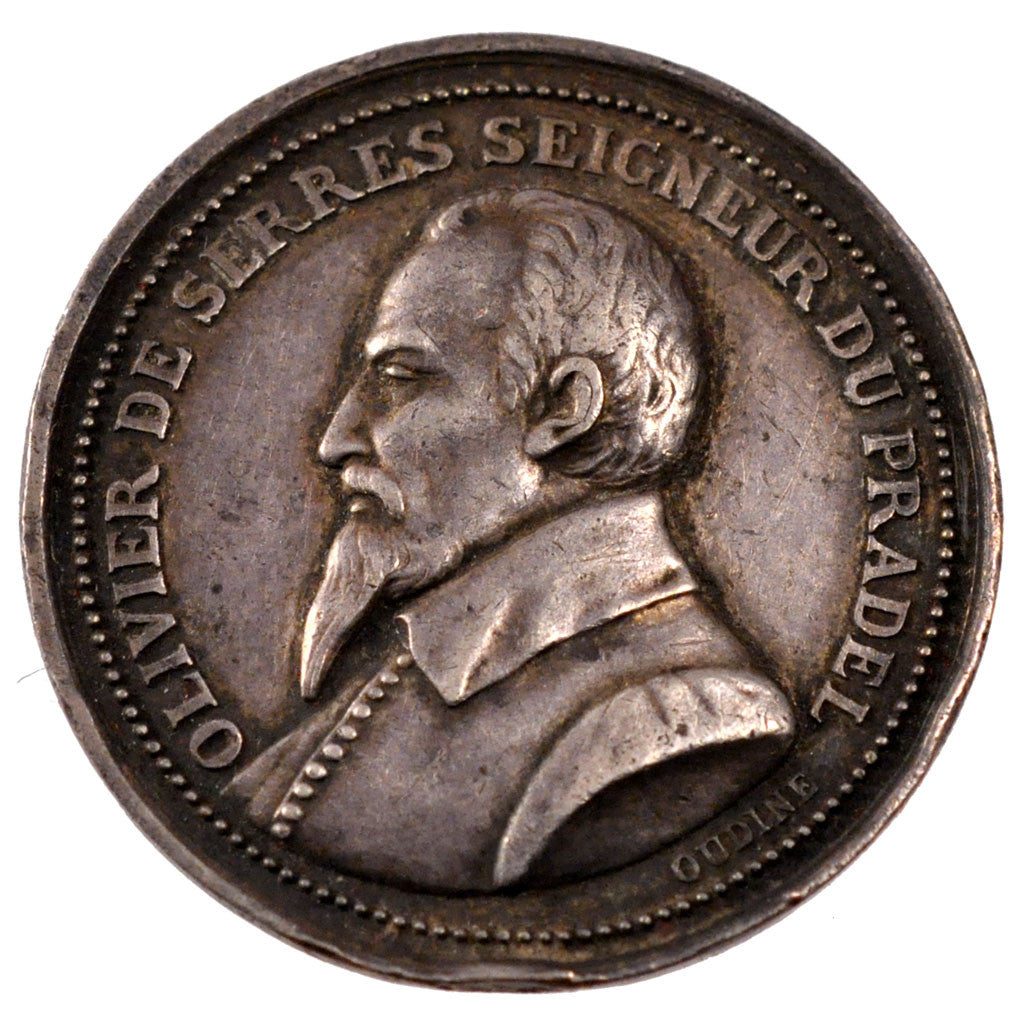 Francia, Medal, French Third Republic, Business & industry, 1881, Oudiné, BB...
