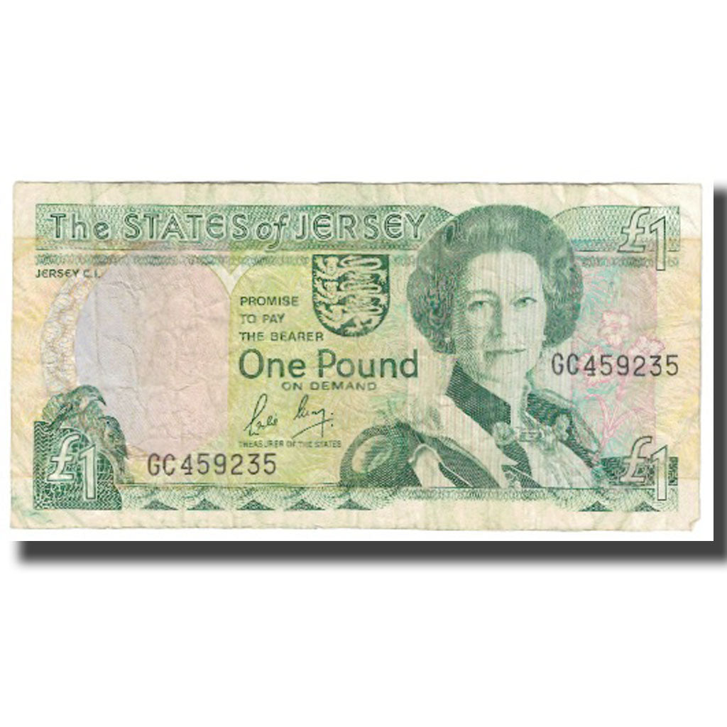 Billete, 1 Pound, Jersey, KM:20a, BC