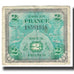France, 2 Francs, 1944, VF(20-25), Fayette:18.02, KM:114a
