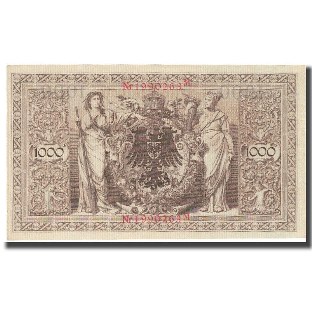 Nota, Alemanha, 1000 Mark, 1910, 1910-04-21, KM:44b, AU(55-58)