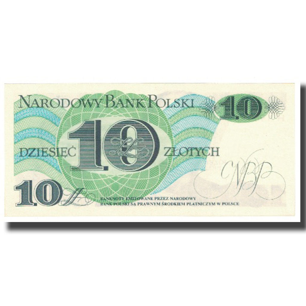 Banknote, Poland, 10 Zlotych, 1982, 1982-06-01, KM:148a, UNC(65-70)