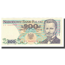 Banknote, Poland, 200 Zlotych, 1988, 1988-12-01, KM:144b, UNC(65-70)