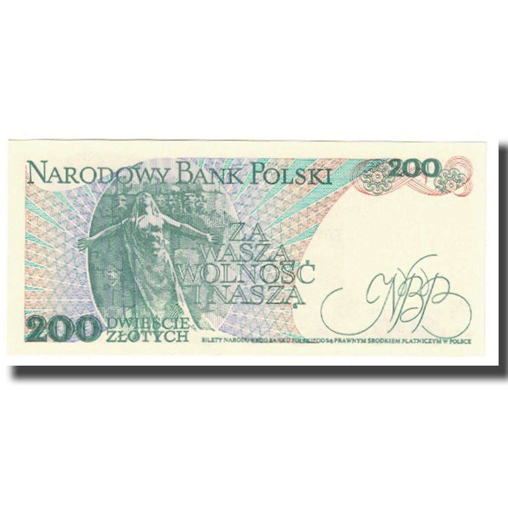 Banknote, Poland, 200 Zlotych, 1988, 1988-12-01, KM:144b, UNC(65-70)