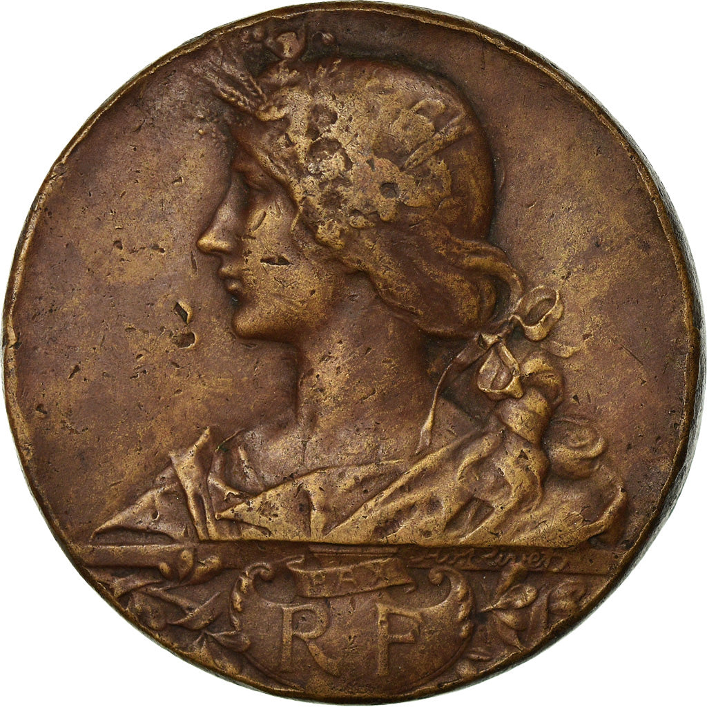 France, Medal, French Third Republic, Politics, Society, War, Rivet, VF(30-35)