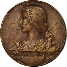 France, Medal, French Third Republic, Politics, Society, War, Rivet, TB+, Bronze