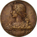 France, Medal, French Third Republic, Politics, Society, War, Rivet, VF(30-35)