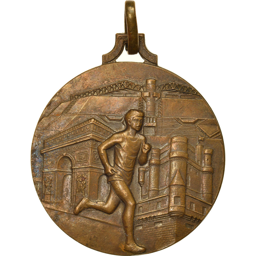 France, Médaille, XIIème Marathon International de Paris, Sports & leisure