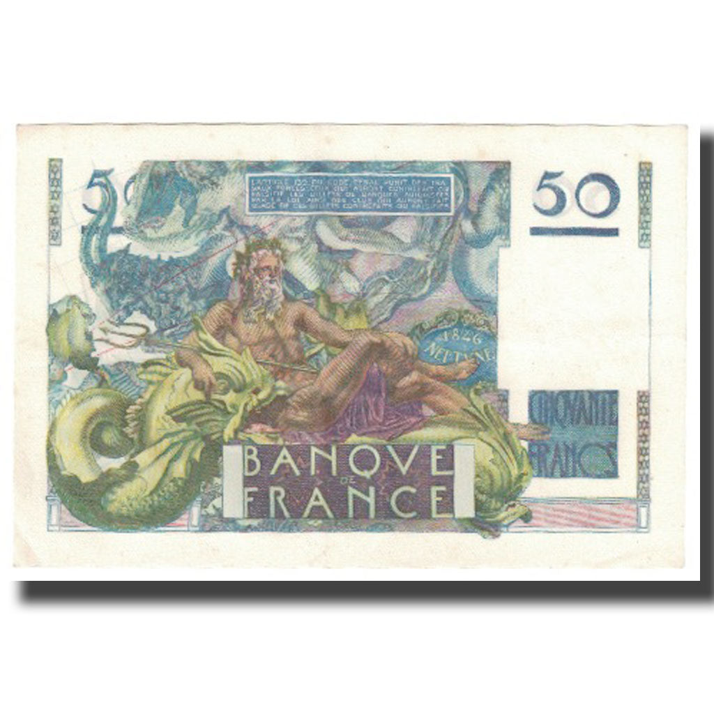Frankrijk, 50 Francs, Le Verrier, 1948, 1948-04-08, SPL, Fayette:20.10, KM:127b