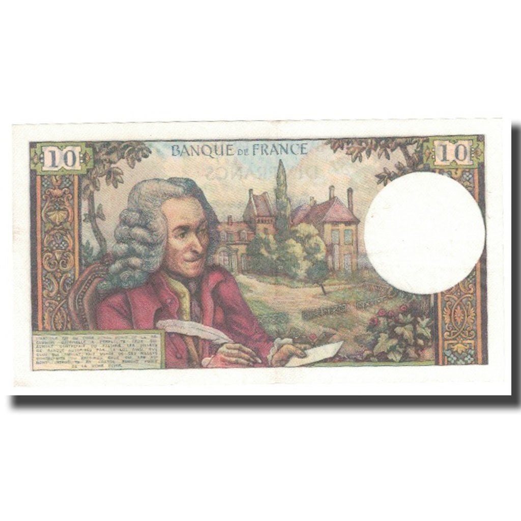 Frankrijk, 10 Francs, Voltaire, 1965, 1965-12-02, SPL, Fayette:62.18, KM:147a