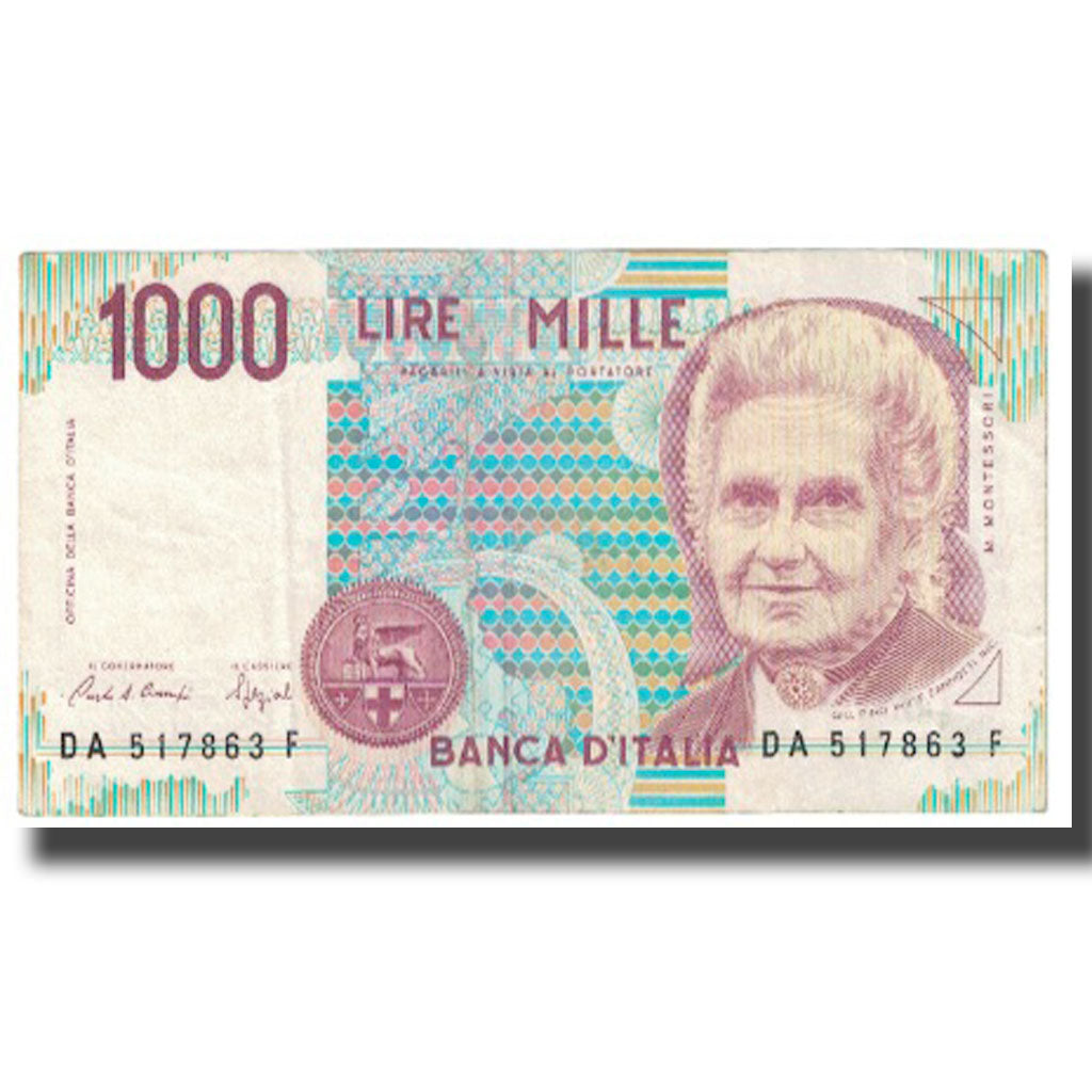 Banknote, Italy, 1000 Lire, 1990, 1990-10-03, KM:114a, VF(20-25)