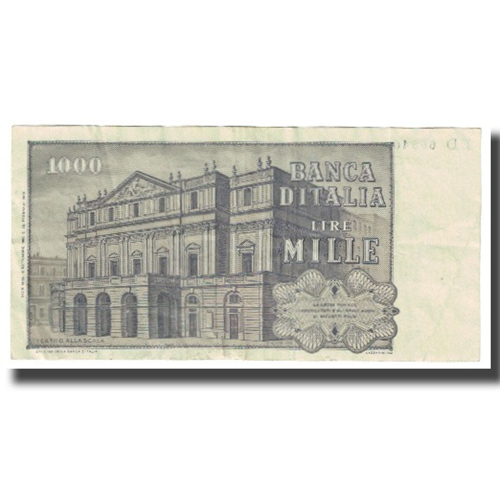 Geldschein, Italien, 1000 Lire, 1969, 1969-02-26, KM:101a, UNZ-