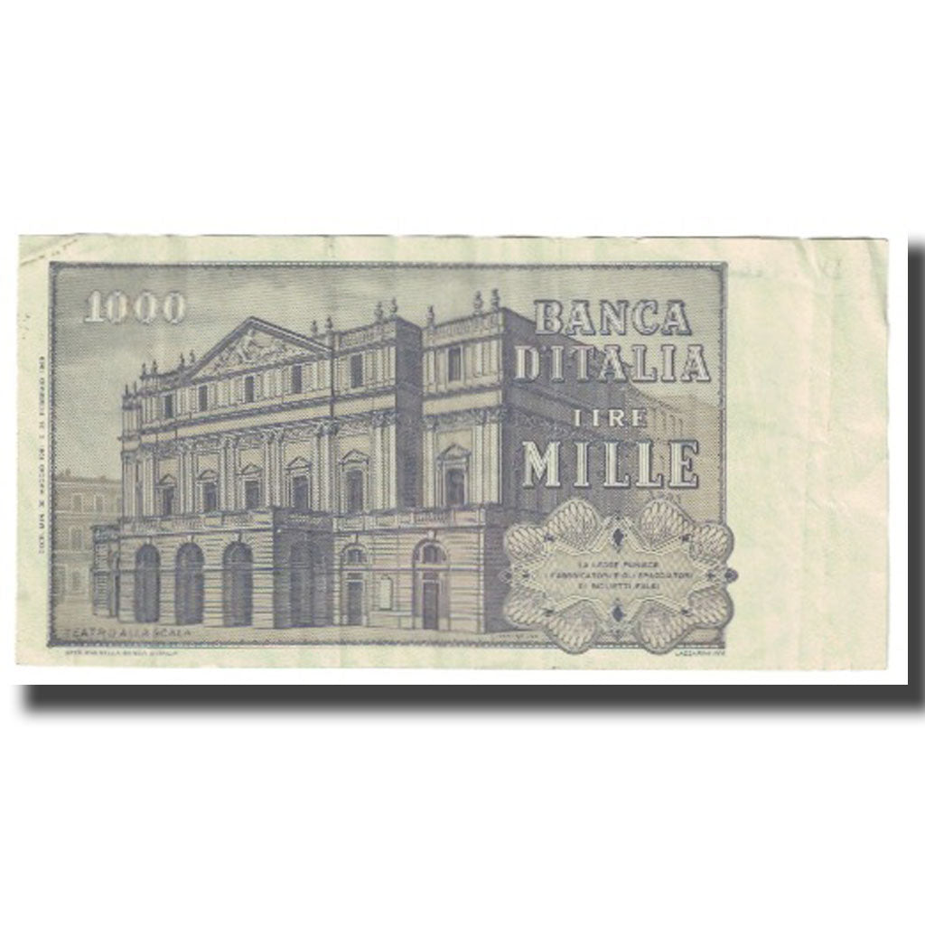 Banknote, Italy, 1000 Lire, 1969, 1969-02-26, KM:101a, UNC(63)