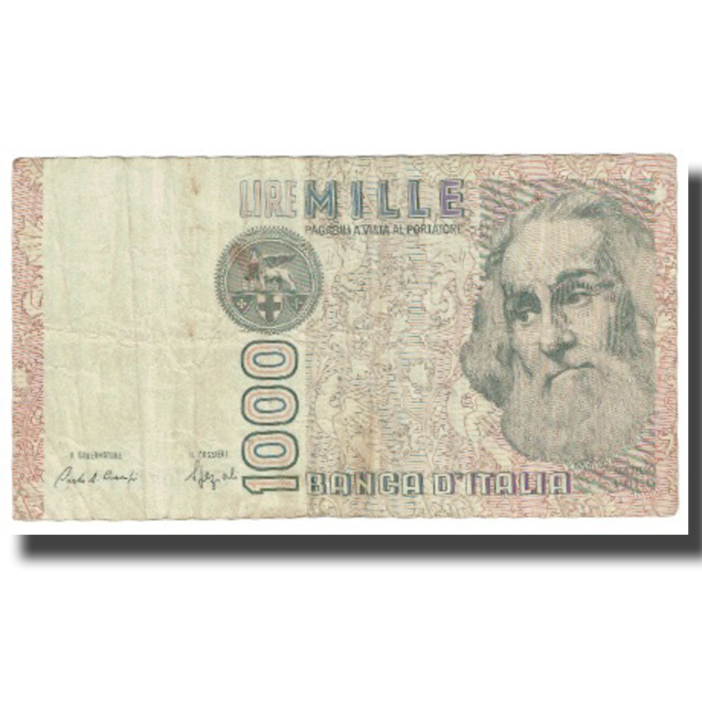 Banconote, Italia, 1000 Lire, 1982, 1982-01-06, KM:109b, MB