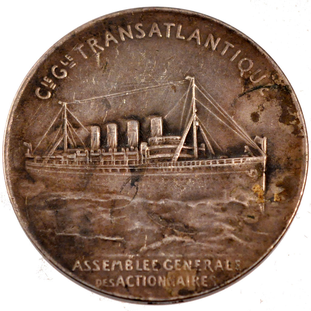 FRANCE, Shipping, French Third Republic, Medal, AU(50-53), Patriarche, Bronze,..