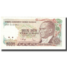 Banknote, Turkey, 5000 Lira, 1970, 1970-10-14, KM:198, UNC(65-70)