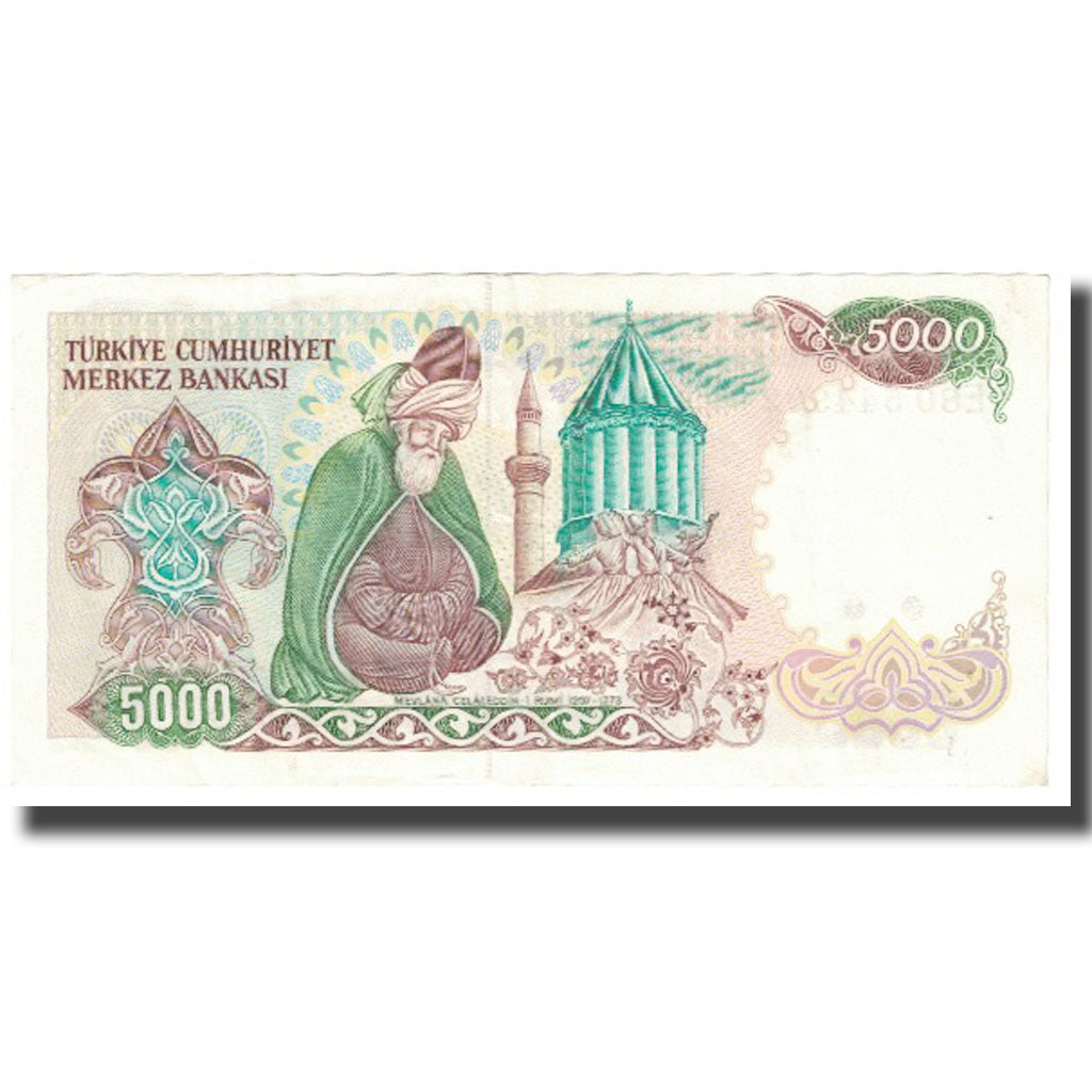Banknote, Turkey, 5000 Lira, 1970, 1970-10-14, KM:198, UNC(65-70)