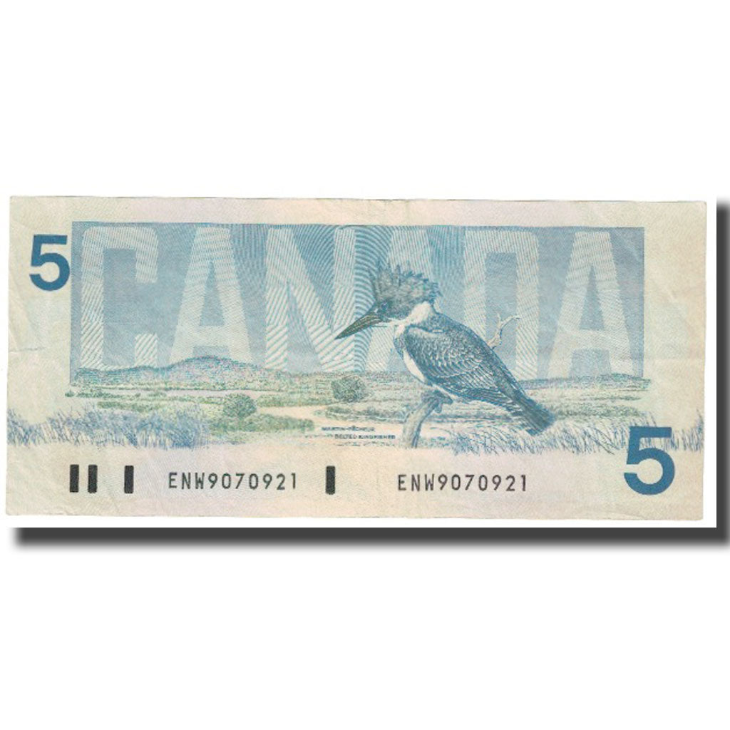 Banknote, Canada, 5 Dollars, 1986, KM:95b, AU(50-53)
