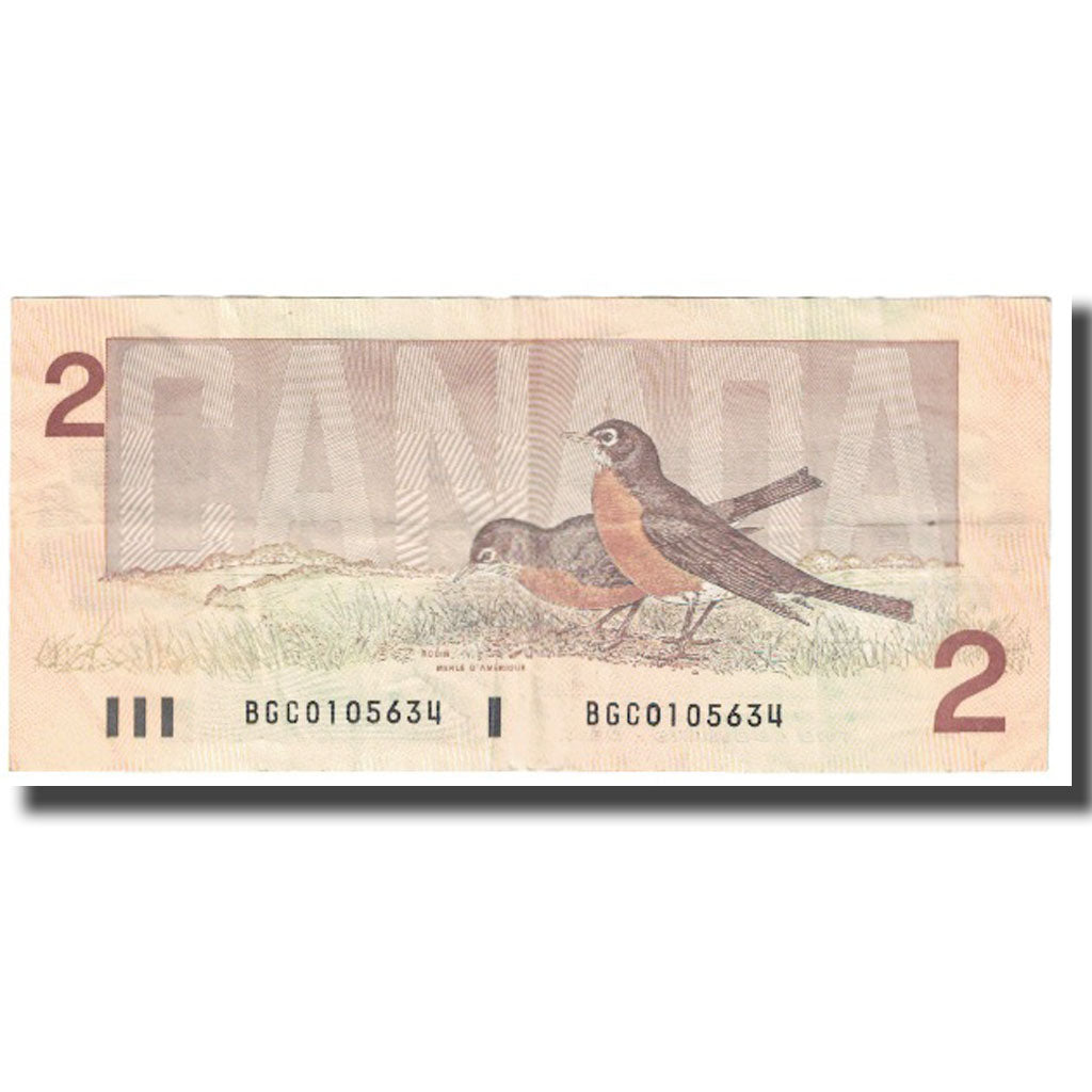 Billet, Canada, 2 Dollars, 1986, KM:94b, SUP