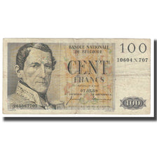 Banknot, Belgia, 100 Francs, 1958, 1958-05-7, KM:129c, EF(40-45)