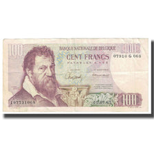 Nota, Bélgica, 100 Francs, 1967, 1967-07-25, KM:134a, VF(20-25)