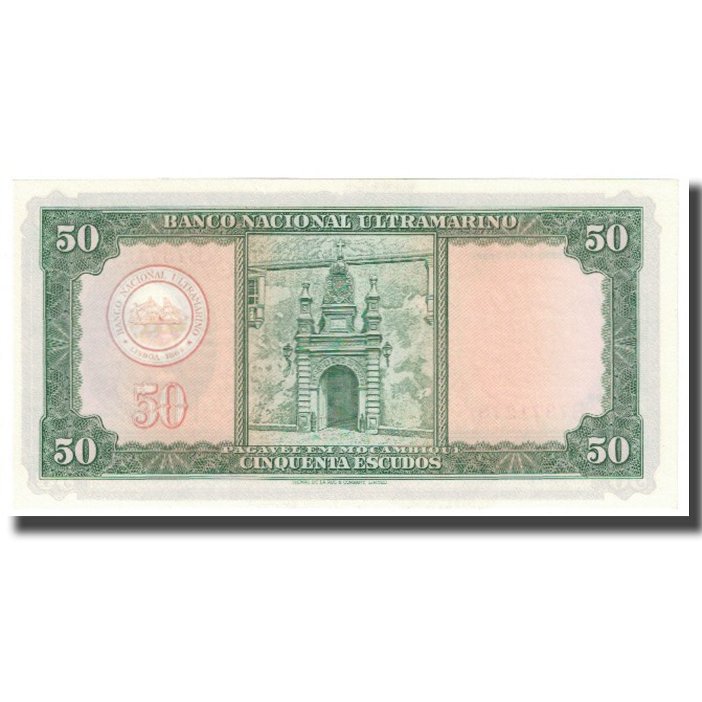 Banknote, Mozambique, 50 Escudos, 1958, 1958-07-24, KM:106a, UNC(65-70)