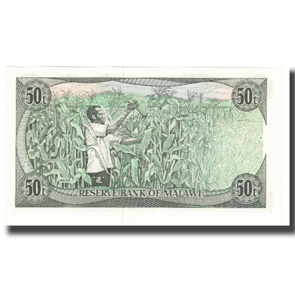 Banknote, Malawi, 50 Tambala, 1986, 1986-03-01, KM:18, UNC(65-70)