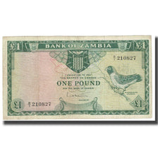 Banknot, Zambia, 1 Pound, Undated, Undated, KM:2a, VF(20-25)