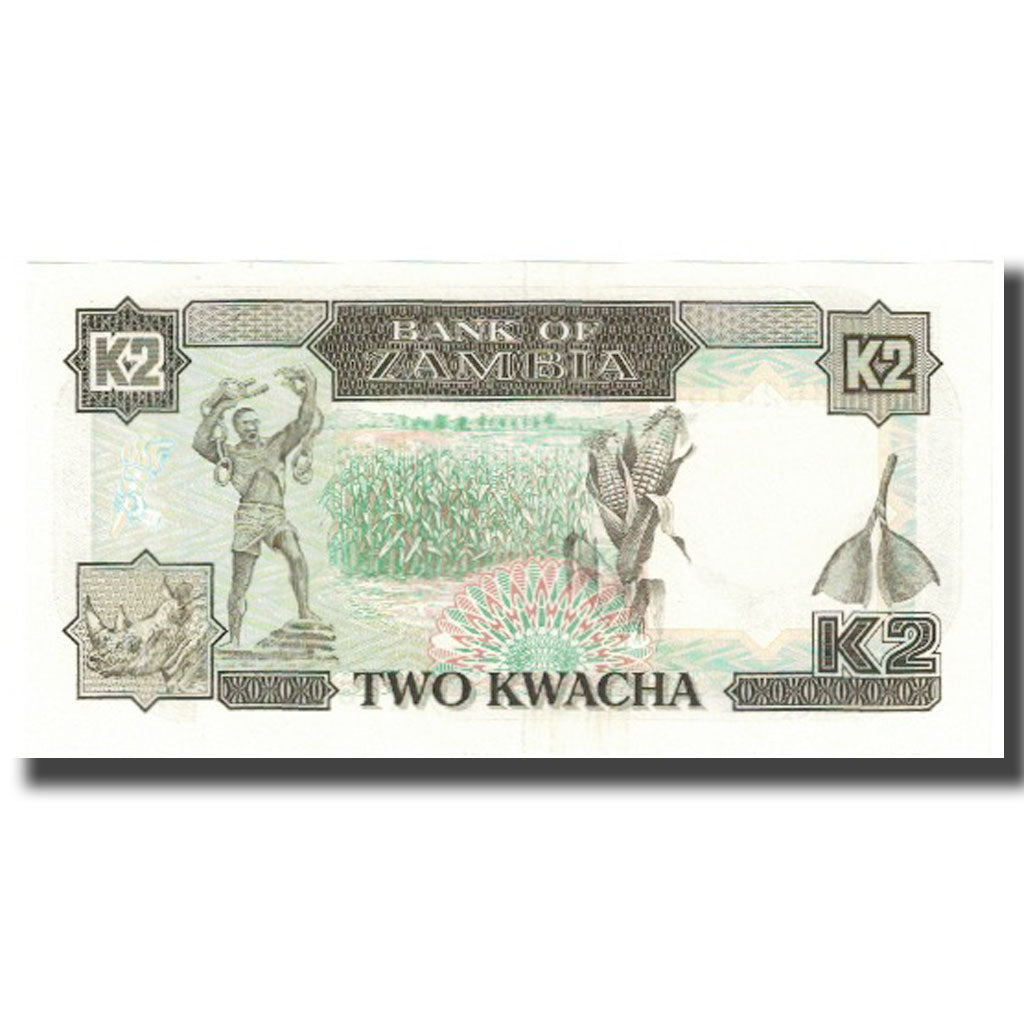 Banconote, Zambia, 2 Kwacha, KM:29a, FDS