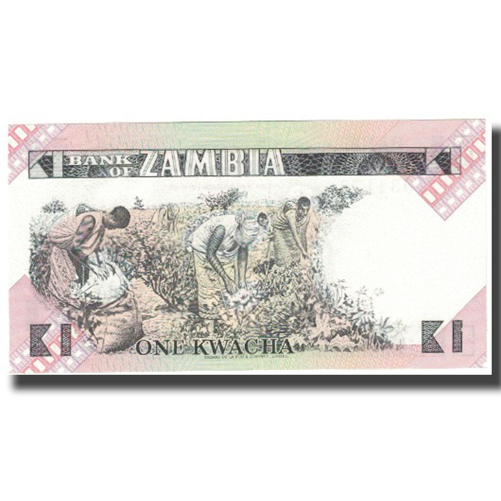 Banconote, Zambia, 1 Kwacha, KM:23a, FDS